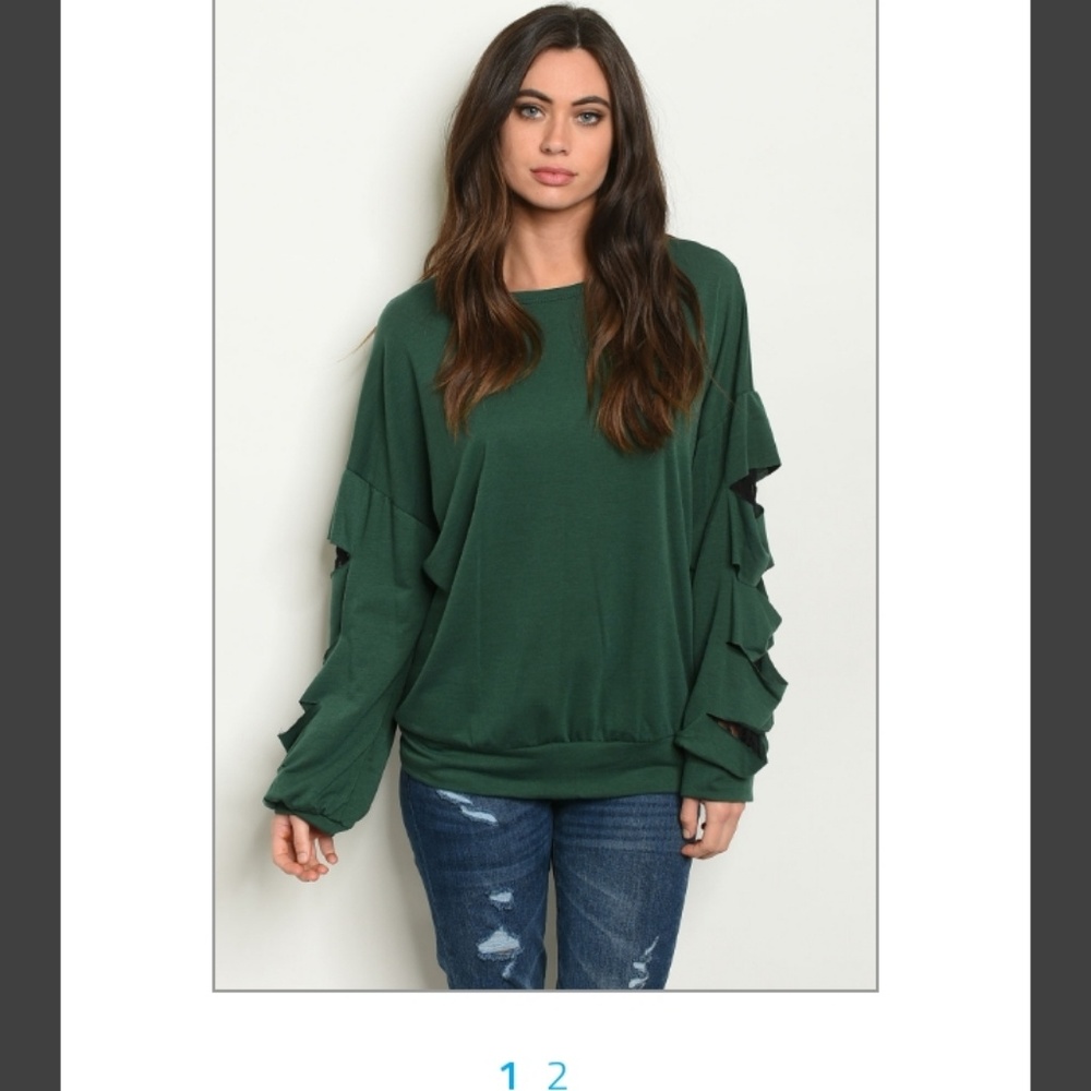 😎SALE!😎Green Top
